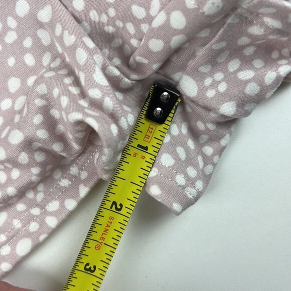 NWT Le  Lis Taupe Polka Dot Romper - Picture 7 of 8